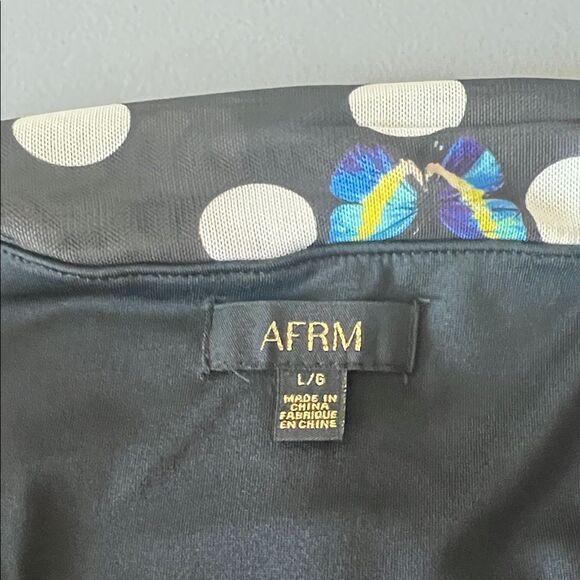 NWT Anthropologie AFRM Thelma
Maxi Dress Rose Dot Sz L - Picture 2 of 8